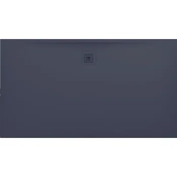 Sprchová vanička Laufen Pro - vanička obdélníková 160x90 s odtokem na delší straně, Marbond antracit H2119500780001