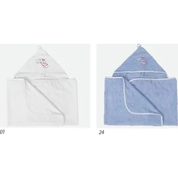 Baby Matex Froté osuška s kapucí MAXI Junior 140x70 krémová