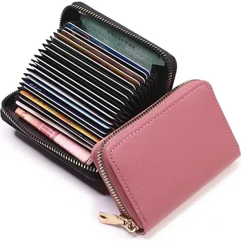 Peněženka Dámská peněženka | organizér na doklady - Tmavě růžová