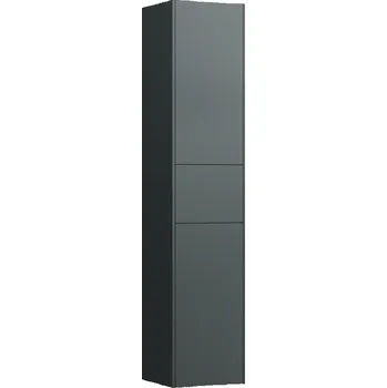 Koupelnový nábytek Base - vysoká skříňka 35x165 pravá se zásuvkou, šedá traffic H4027221102661