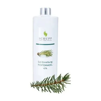 Masážní přípravek Schupp Gelové tělové tonikum Smrkové jehličí 45%, 500 ml