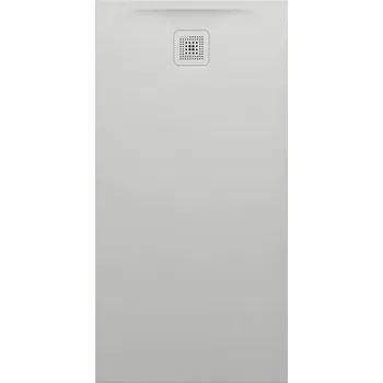 Sprchová vanička Laufen Pro - vanička obdélníková 140x70 s odtokem na kratší straně, Marbond světle šedá H2129530770001