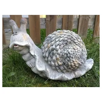 Zahradní dekorace Šnek design dřívka