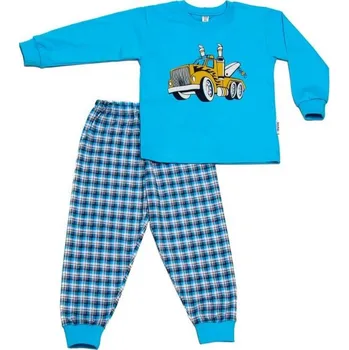 Chlapecké pyžamo Chlapecké pyžamo Betty Mode tyrkysové odtahovka