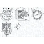 vnitřní ventilátor MAGNETI MARELLI 069412247010