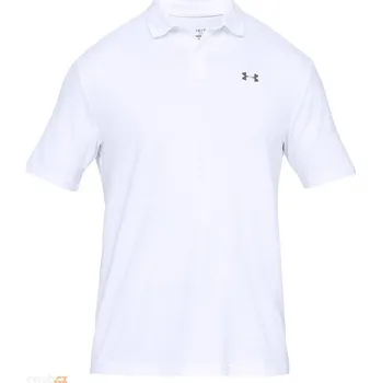 Pánské termoprádlo Triko na golf Under Armour Performance Polo 2.0 Velikost: XL bílá/šedá