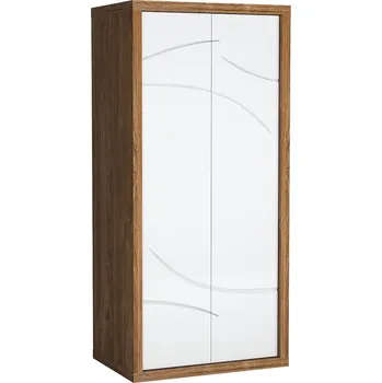 Šatní skříň Skříň Paris 88 cm, dub stirling/bílá