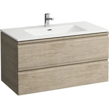 Koupelnový nábytek Laufen Pro S - skříňka 100x50 včetně umyvadla, světlý dub H8619654791041