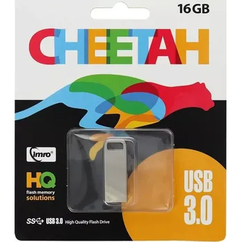 USB flash disk Fleška USB Flash disk Imro Cheetah s kapacitou 16 GB USB 3.0 s konektorem USB (Přenosná paměť Pendrive Imro Cheetah 16GB USB 3.0)