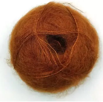 Příze Mohair by Canard Brushed Lace Koňak 3048 (Mohérová příze Brushed Lace Cognac)