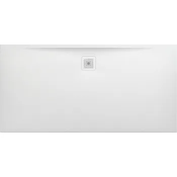 Sprchová vanička Laufen Pro - vanička obdélníková 160x80 s odtokem na delší straně, Marbond bílá H2109540000001