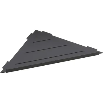 Drátěná police Cytro - polička do spár rohová, černá 101302430