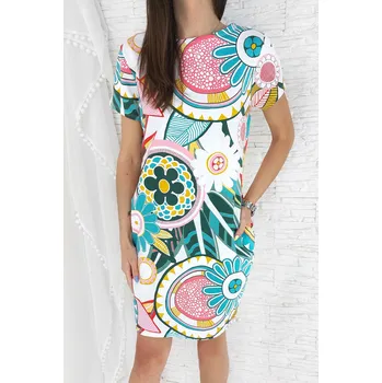 Dámské šaty New collection Dámské šaty s potiskem 19285A Velikost: XS-M