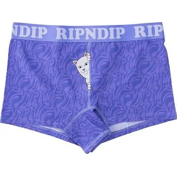 Dívčí spodní prádlo Dámské Trenky Rip N Dip Wilshire Womens Boxers (Lilac) velikost XL