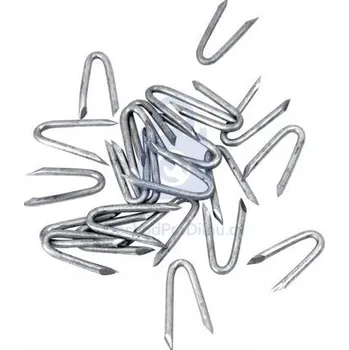 Příslušenství pro plot Telegrafická svorka, pozinkovaná 34 x 3,4 - hobby balení, balení 1 kg