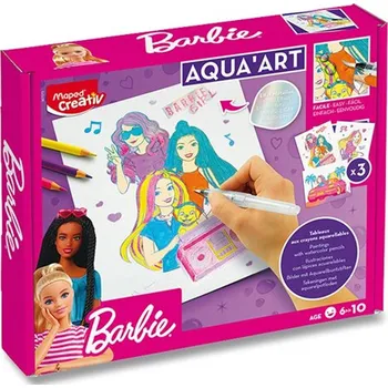 Výtvarná sada Maped Kreativní tvoření pro děti Creativ Barbie Scratching Sticker