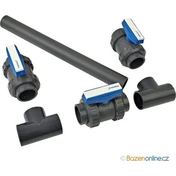 Bypass obtok PVC 50 mm Pimtas v rozebraném stavu