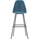 Vitra Barová židle Eames Plastic High, sea blue