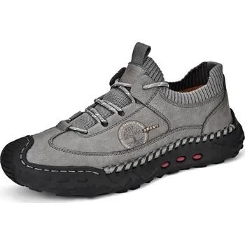 Pánská běžecká obuv Outdoorové tenisky MIX587 Barva: Šedá, Velikost: 39