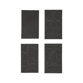 Výtvárné potřeby Patagonia Worn Wear Patch Kit Black černá