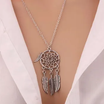 Řetízek Šperk | řetízek s přívěskem - lapač snů - N717