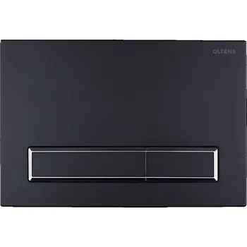 Splachovací tlačítko Oltens Torne splachovací tlačítko pro WC černá matná/chromová/černá matná 57101300