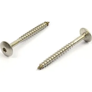 Spojovací materiál Vrut do dř.s hřibovou hl. 4,8x38 A2,TX