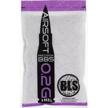 Airsoftová kulička Airsoftové kuličky BLS Precision 0,20g, 5000bb, 20x