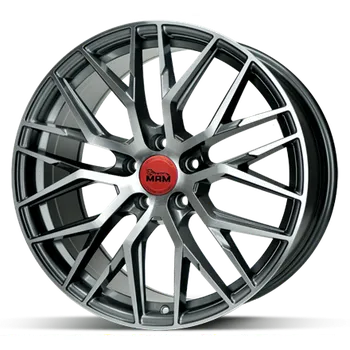Disk Alu disk MAM RS4 PFP 8,5x19 5x120 ET35 titanový leštěný