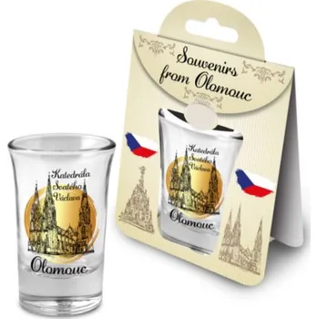 Sklenice Panák OLOMOUC KATEDRÁLA SV. VÁCLAVA, 35 ml Rychlá expedice, doprava zdarma od 999,-
