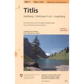 Cestování Landeskarte der Schweiz Titlis