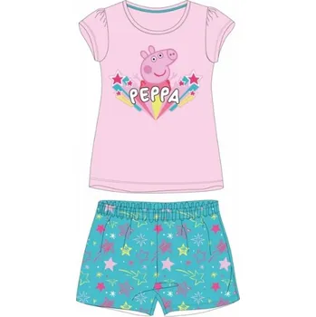 Dívčí pyžamo DÍVČÍ LETNÍ PYŽAMO PEPPA PIG > varianta 25314 - světle růžové Barva: 25314 - světle růžové, Velikost: 92