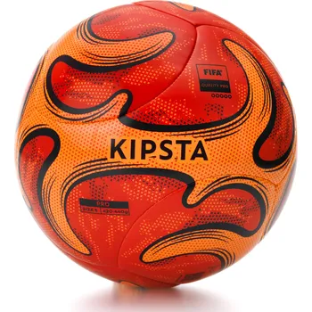 Fotbalový míč KIPSTA Míč na plážový fotbal hybridní BS Pro velikost 5 5 ORANŽOVÁ|ČERVENÁ