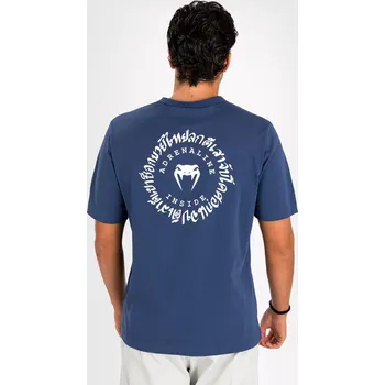 Pánská móda Pánské tričko Venum Strikeland - Navy Blue Velikost: S