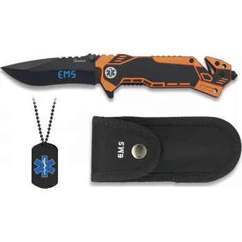 kapesní nůž Nůž zavírací EMS s identifikační známkou a pouzdrem Albainox Army shop