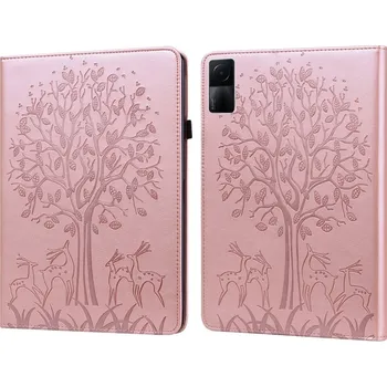 Pouzdro na tablet VSECHNONAMOBIL 52123 ART DEER Zaklápěcí pouzdro Xiaomi Redmi Pad růžové