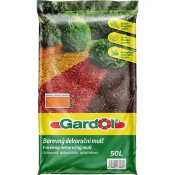 Substrát Gardol Dekorační mulč oranžový, 50 l 150281