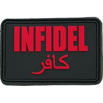 Nášivka 3D nášivka Nevěřící - červená, Jackets to go