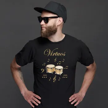 Pánské oblečení STRIKER Pánské tričko Bongo bubny Velikost: XXL