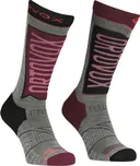 Dámské ponožky Ortovox FREE RIDE LONG SOCKS - vínová 39/41