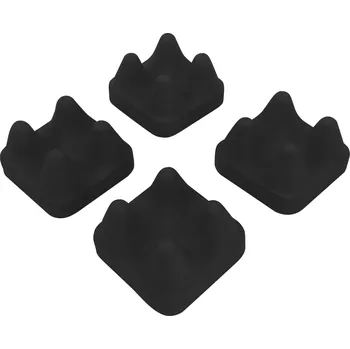 Stojánek na vajíčko Stojánky na vajíčka, set 4 ks, černé 1032026505