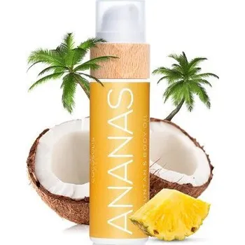 Přípravek na opalování Opalovací olej Ananas bez SPF Cocosolis Organic 110ml