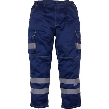 Yoko Hi-Vis kalhoty s kapsami na chrániče HV018T Navy 44/33