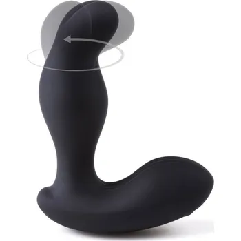 Vibrátor na prostatu Virgite Prostatics P2 Rotational Prostate Massager, vibrační kolík s rotující hlavou na dálkové ovládání