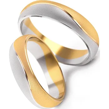 Prsten Svatební prsteny matované, 4 až 6mm STOB204V + dárkové balení LUXUS zdarma