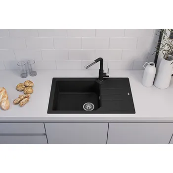 Granitový dřez SET ALVEUS RECORD 40/91 + BATERIE SIROS 91