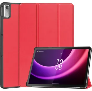 Pouzdro na tablet VSECHNONAMOBIL 54193 LEATHER Zaklápěcí obal pro Lenovo Tab P11 Gen 2 červený