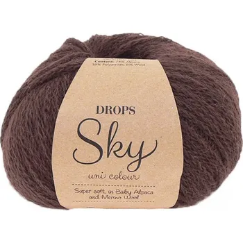 Příze Příze Drops Sky uni colour 21 - horká čokoláda