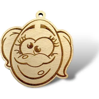 JarisWood Velikonoční vajíčko barbie eggie - větší