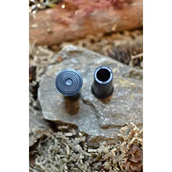 Vysoká gumová koncovka Hůlkárna - 2 kusy, průměr 18 mm